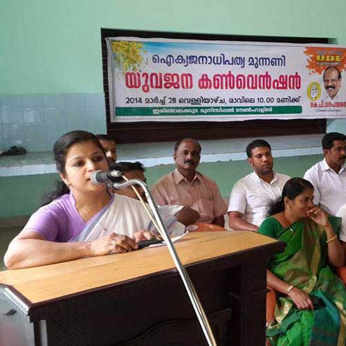 Dr Niji Justin in Youth Convention Meeting